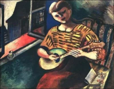 Lisa with a Mandolin, 1914