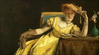 Femme en jaune