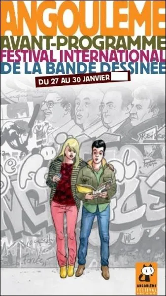 Qui a ralis cette affiche du Festival de BD d'Angoulme ?