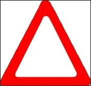 Que signifient les panneaux triangulaires  bord rouge ?