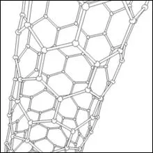 Ceci reprsente un nanotube de carbone. Mais quelle est l'abrviation du mot nanotechnologies ?