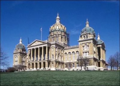 Traversons l'Atlantique et rendons visite  M. et Mme Morrison dans L'iowa pour assister  la naissance de leur fils. La capitale de l'Iowa est :