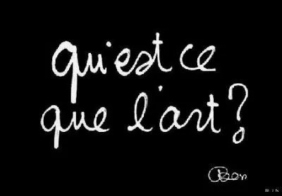 Ben nous pose cette question : Qu'est-ce que l'art ? Mais qui est Ben ?