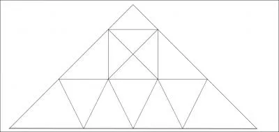 Combien peut-on voir de triangles dans cette image ?