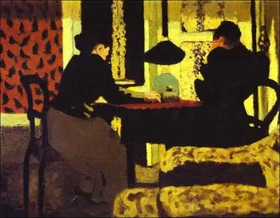 Deux femmes sous la lampe, 1892