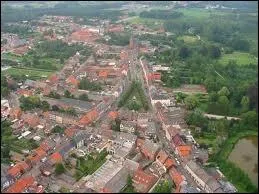 O se trouve la ville de Westerlo vue du ciel ?