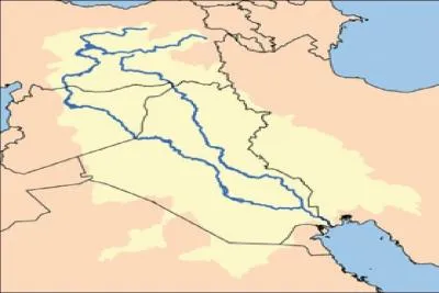 Quels sont les deux fleuves qui arrosent le Croissant fertile ?