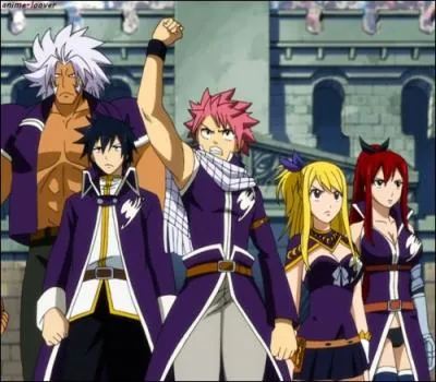 Quels sont les membres de la Team A de Fairy Tail pendant les Grands jeux Magiques ?