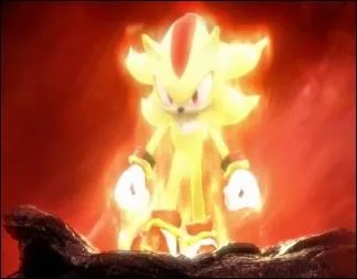 Qui est ce personnage en super forme dans  Sonic  ?