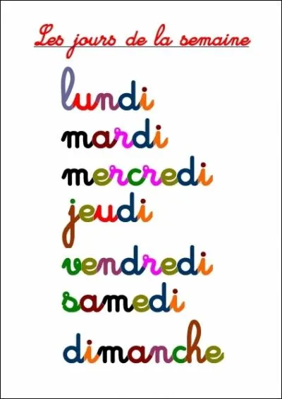 Quelle lettre faut-il ajouter  celles composant le nom d'un jour de la semaine, qui est  gras  une fois dans l'anne, pour pouvoir crire le nom de la capitale de l'Espagne ?