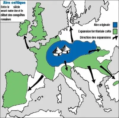  quelle poque les Celtes envahirent-ils la Gaule ?