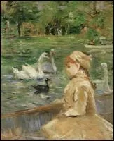 Petite fille au cygne.