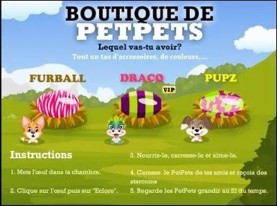 Combien cote un petpets ?