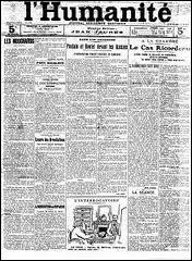 Cet homme politique franais qui fonda le journal  L'Humanit  en 1904 fut assassin en 1914. Ses cendres se trouvent au Panthon depuis 1924. De qui s'agit-il ?