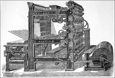 Quel journal a, au dix-neuvime sicle utilis la premire rotative ?