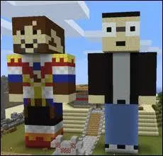 Comment s'appelle le duo de youtubers minecraftiens le plus connu ? (voir l'image)