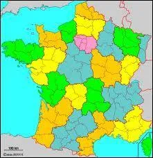 Parmi ces trois propositions, quelle est rgion est vert sur la carte ?