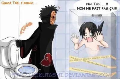 Qui va faire une grosse btise au pauvre Itachi qui prend sa douche ?