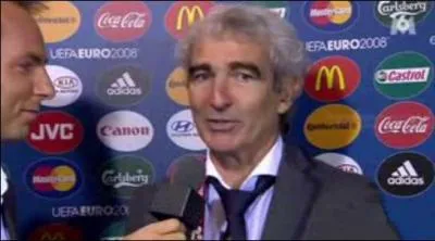 Nous sommes le 17 juin 2008. Les Bleus viennent d'tre limins de l'Euro. Que dit  Raymond Domenech ?