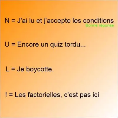 Prsentation du quiz. C'est un quiz ax en quatre parties. Trouvez chaque mot indice  la fin de chaque partie.  la fin du quiz, trouvez la solution  partir des mots indices. Pour chaque question, il faut trouver la lettre qui correspond  la rponse (en regardant l'image).