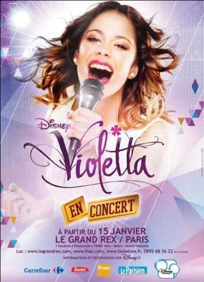 Martina fait un concert, mais quand ?