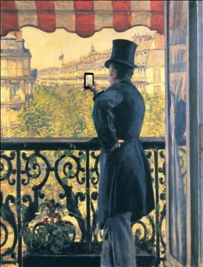 Qui a peint le tableau  L'homme au balcon  ?