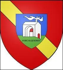 Voici le blason de la commune pacaenne de Forcalqueiret. Elle se situe dans le dpartement ...