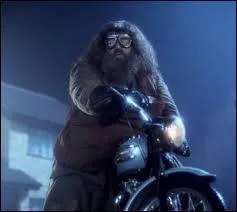 Comment Hagrid a-t-il eu la moto avec laquelle il a emmen Harry chez les Dursley ?