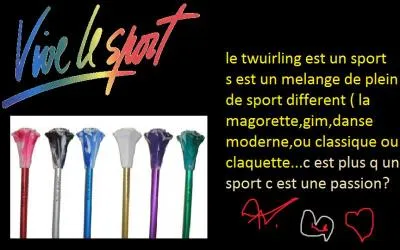 Comment s'appelle l'objet qui est manipul dans le twirling ?