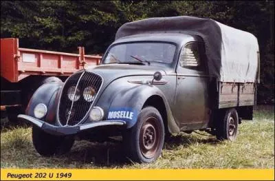 Quel est le nom de cette ancienne Peugeot ?