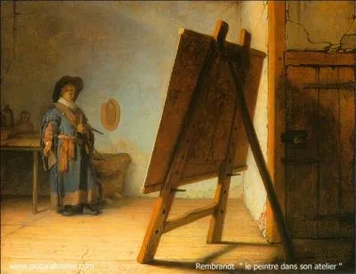 Qui a peint Le peintre dans son atelier ?