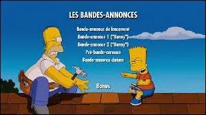 Dans le film,  quelle partie du corps Homer se fait-il mal avec un marteau en rparant son toit ?