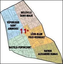 Commenons par localiser cet arrondissement. Situ entre les places de la Nation, de la Rpublique et de la Bastille, il se trouve sur quelle rive ?