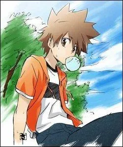 De quelle couleur tait le premier caleon de Tsuna ?