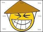 La photo ne vous servira pas. Que signifie ce smiley : ( ), en style nippon ?