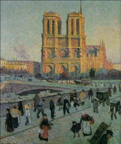 A quel peintre pointilliste doit-on  Le Quai Saint Michel et Notre-Dame , ralis en 1901 ?