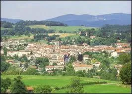 Quelle est cette cit auvergnate, ancienne capitale du textile en Livradois qui a conserv une belle halle ?