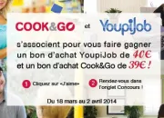 Quiz Gagnez un chque de 40 chez YoupiJob et 39 chez Cook&Go !