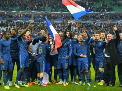 La France s'est qualifie contre l'Ukraine pour la phase finale de la Coupe du monde 2014. Il s'agira alors de sa :