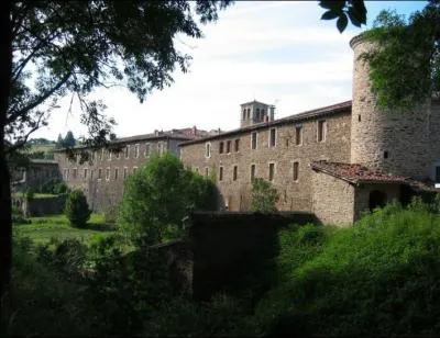 Quel est ce village du dpartement de la Loire qui occupe les btiments d'une ancienne chartreuse difie  la suite d'un rve merveilleux de Batrix de La Tour, veuve de Guillaume de Roussillon ?