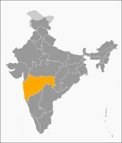 Dans quel tat de l'Ouest du territoire indien la ville de Mumbai est-elle localise ?