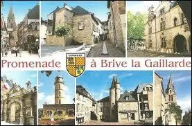 Je vous envoie une carte de postale de Brive-la-Gaillarde. J'ai pass mes vacances en rgion ...