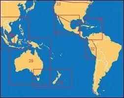 Quel océan est représenté sur la carte ?