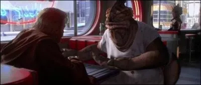 Qui est ce personnage en train de parler à Obi-Wan?