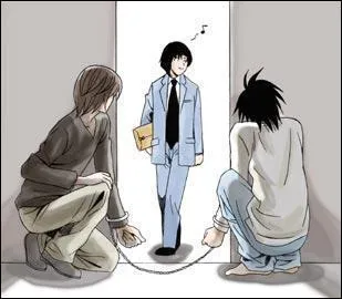 Quel personnage de "Death Note" ne va pas tarder à se retrouver à terre ?