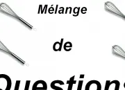 Quiz Mlange de questions