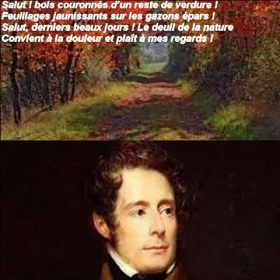 Ce poème est-il d'Alphonse de Lamartine ?