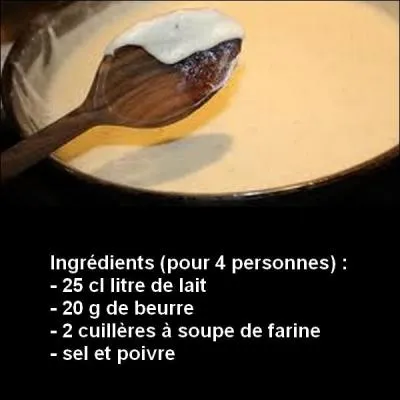 Quel est le nom de cette sauce ?