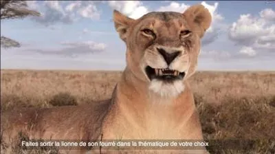 Dans quelle pub voit-on cette lionne ?