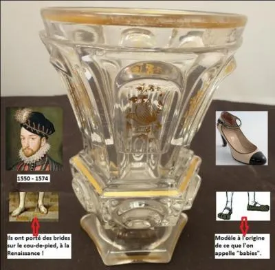 Ce verre à pied court et somptueusement décoré d'or est de style -----------.